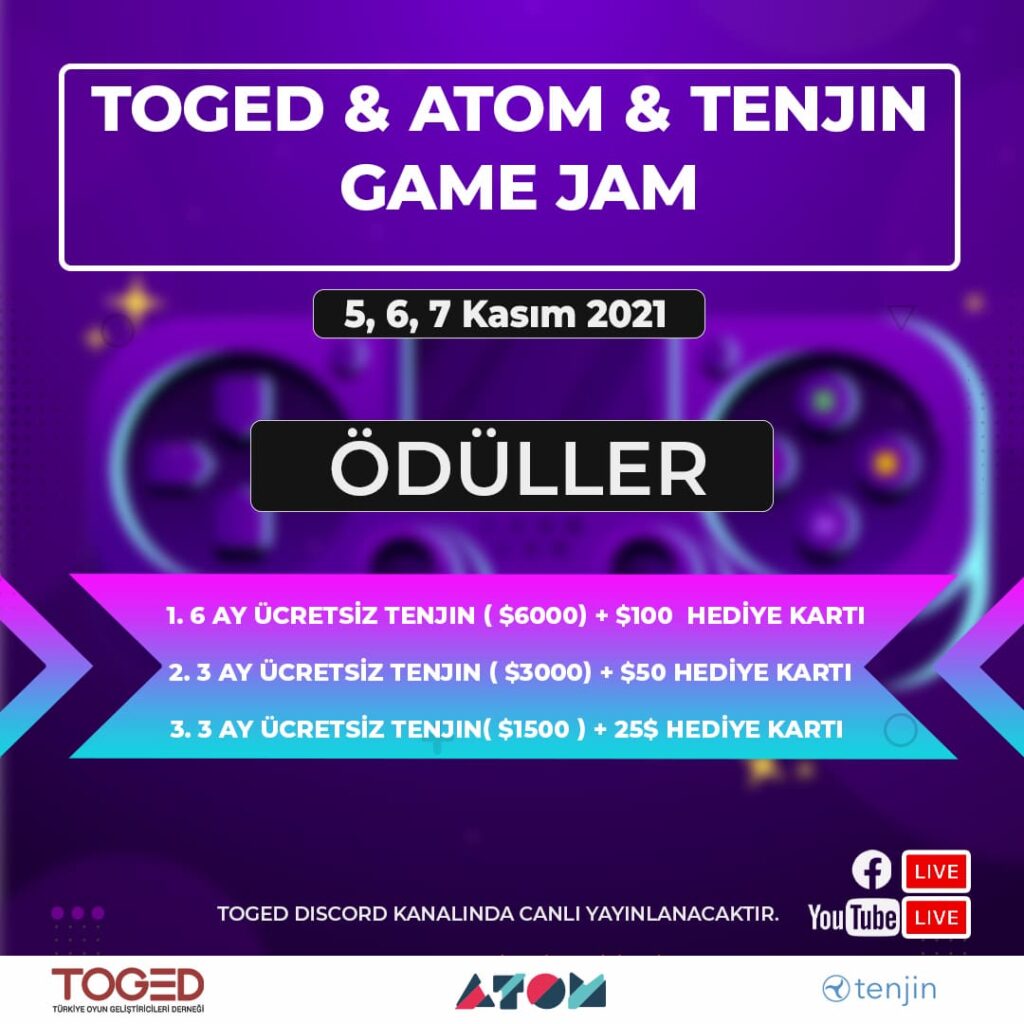 tenjin toged atom game jam