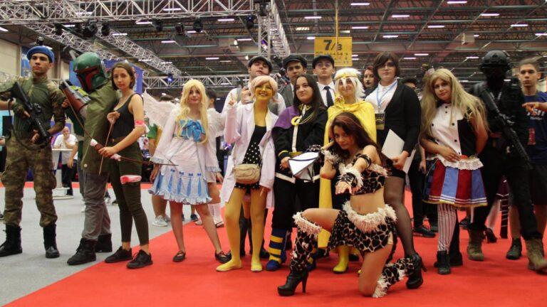 Cosplayers at GameX 2022 Istanbul