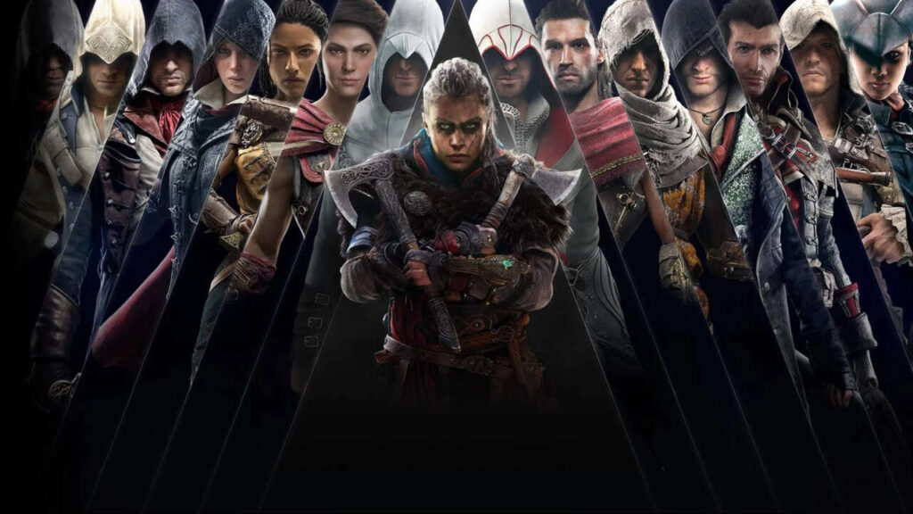 All Assassin's Creed main heroes in a single picture