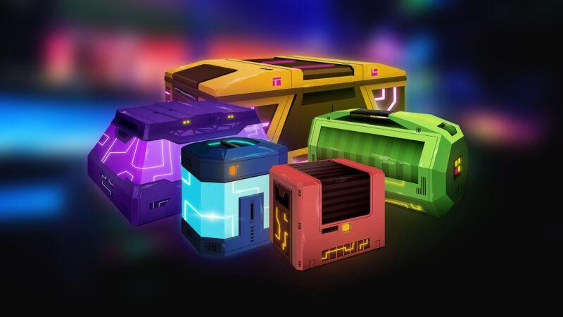 Loot boxes from a number of games bunched together