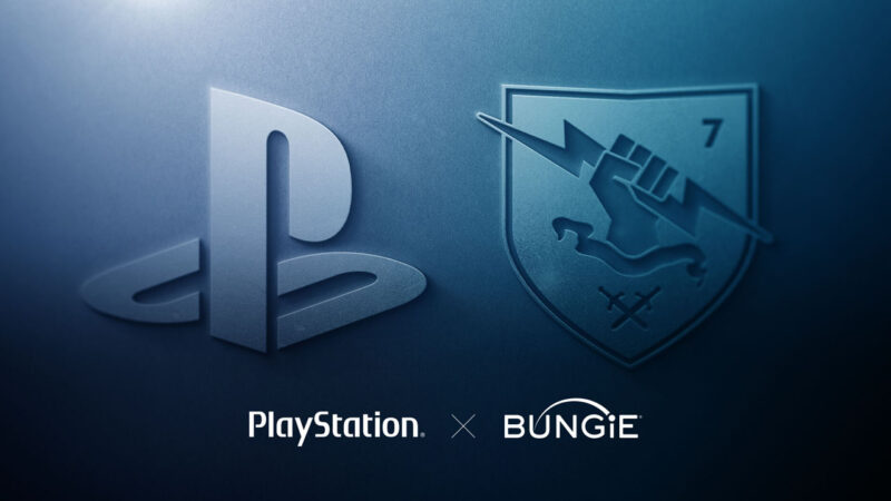 Playstation and Bungie logos