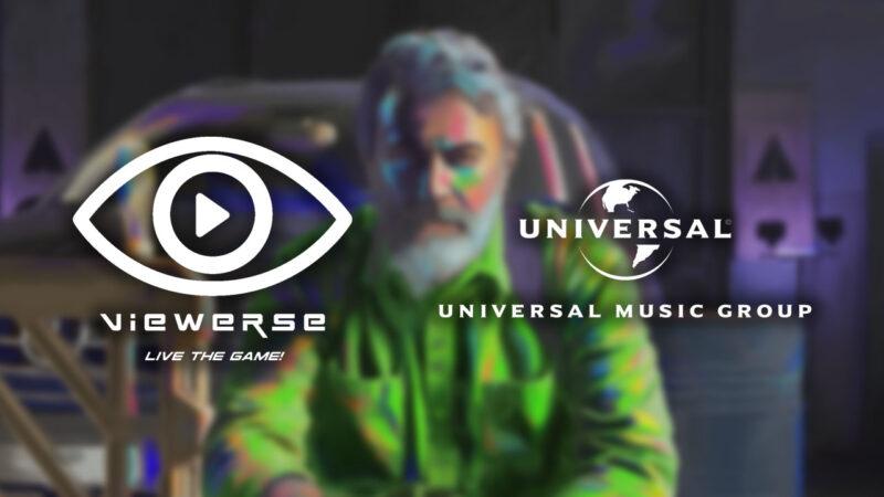Abrakadabra Games ve Universal logoları yeşil kıyafetli bir adamın önünde.