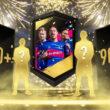 FIFA Ultimate Team's player pack opening podium