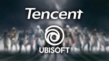 Tencent and Ubisoft company logos