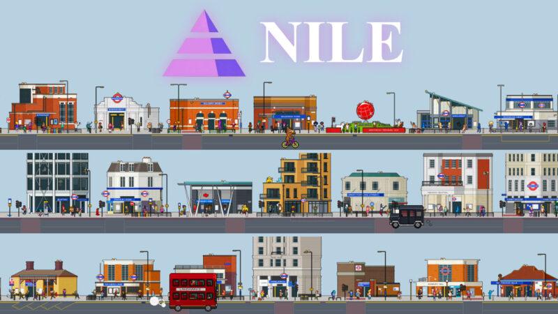 NILE logo and a London themed NFT collection