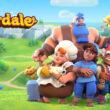 Villagers of Everdale next to the Everdale game logo