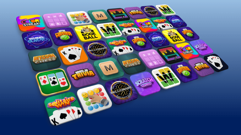 A collage of VIKER's games' symbols
