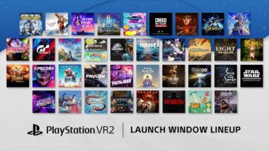 playstation vr2 launch titles listed together