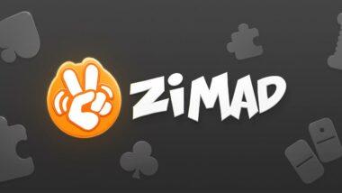 zimad logo on dark grey background
